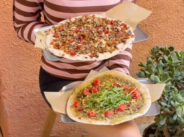Saj de pollo shawarma
